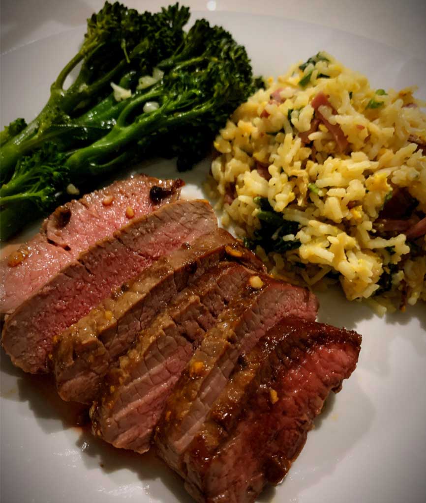 lamb sirloin steak in air fryer