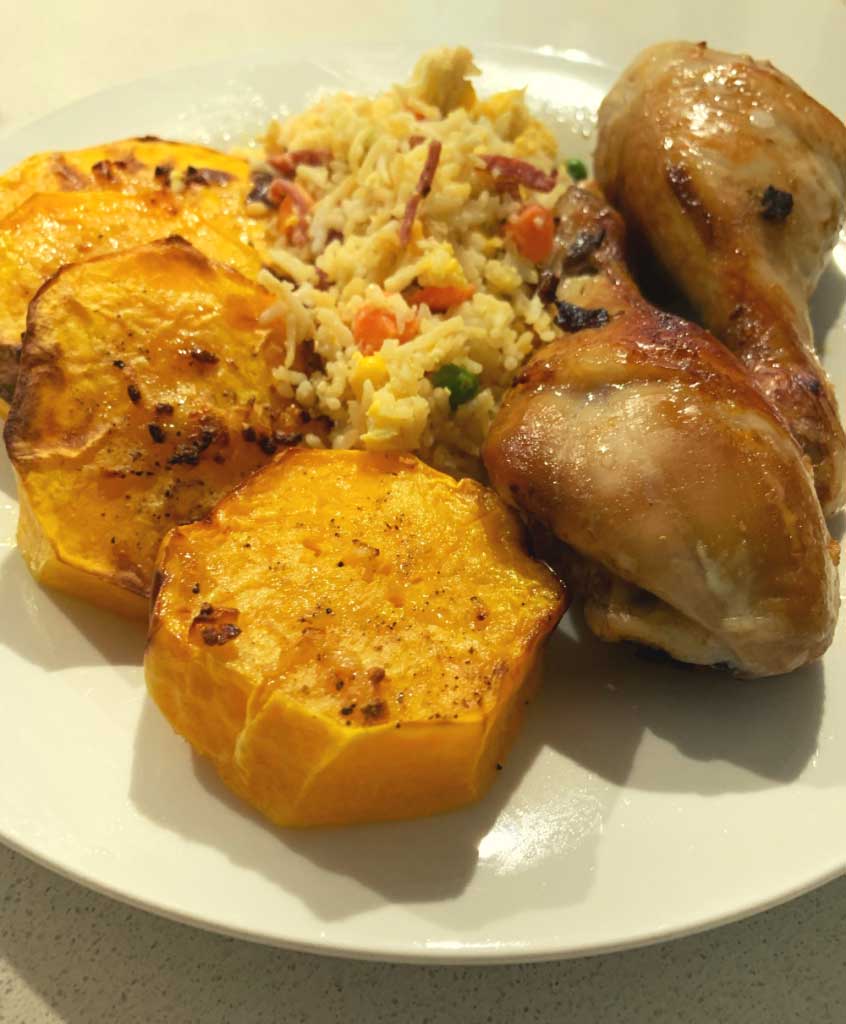 Air Fried Butternut Squash
