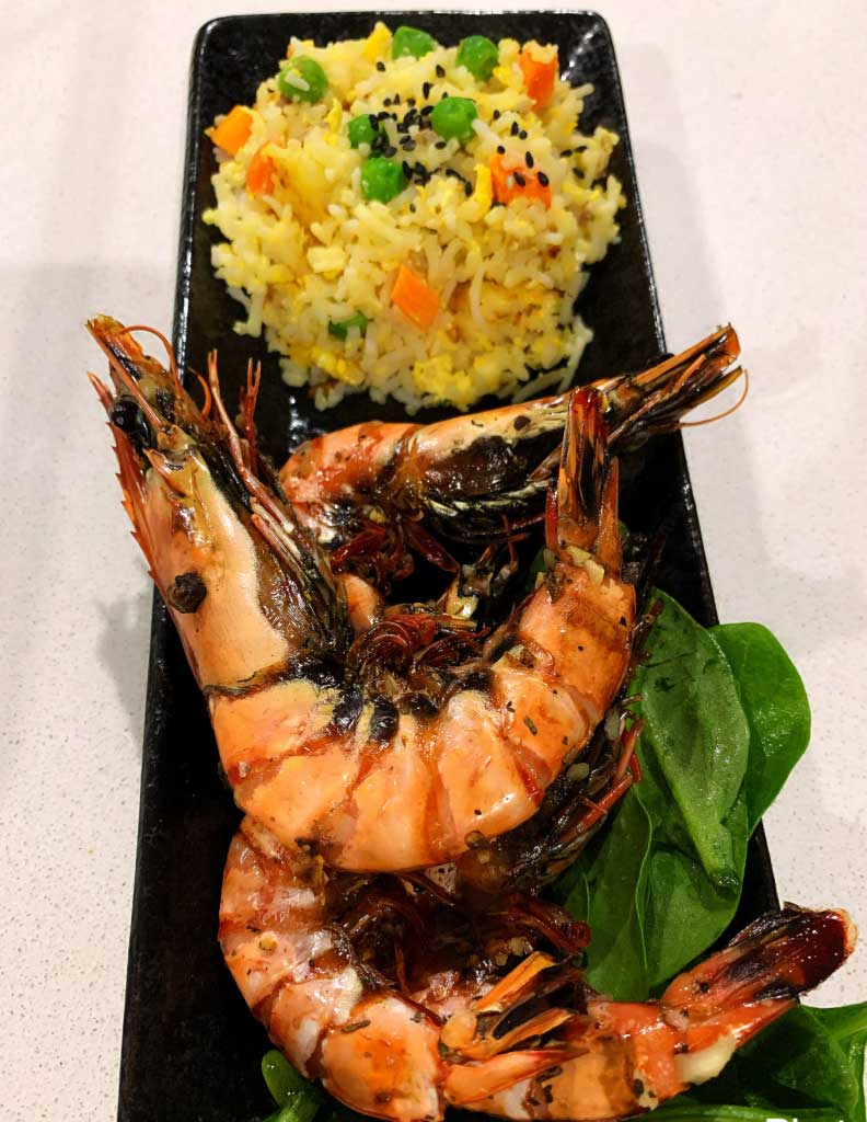 Best Air Fried Garlic Prawns or Shrimp recipe
